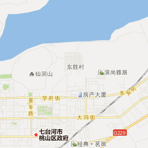 七台河市茄子河区历史地图