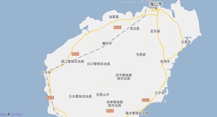 儋州地图展示