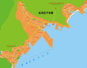 深圳市盐田区地图图片