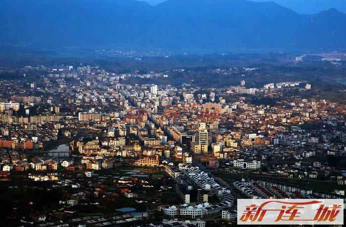 龙岩市连城县地图