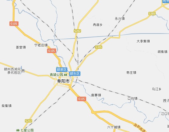 阜阳市颍东区地图