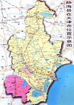 天津市静海县地图图片