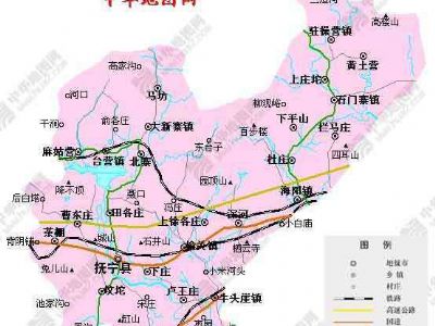 县境地理座标为北纬3941"～4019",东经11904"～11946"之间.