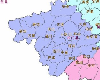 黄山祁门县电子地图,黄山祁门县行政地图全图,高清版大图-图吧地图