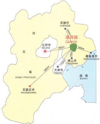 唐山市迁西县地图图片