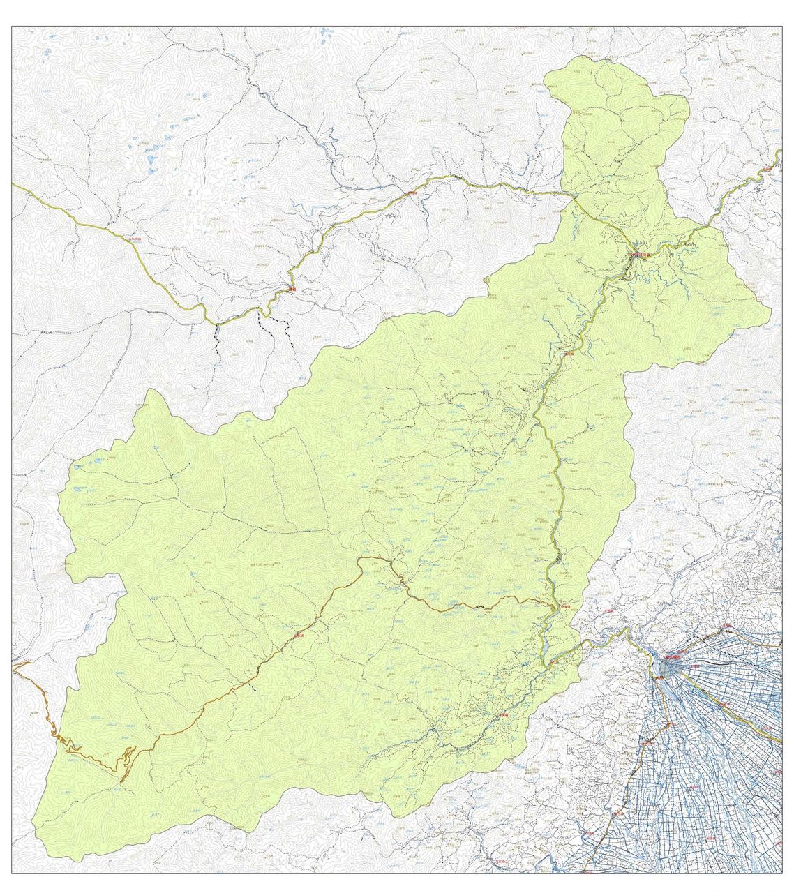 阿坝藏族羌族自治州汶川县地图