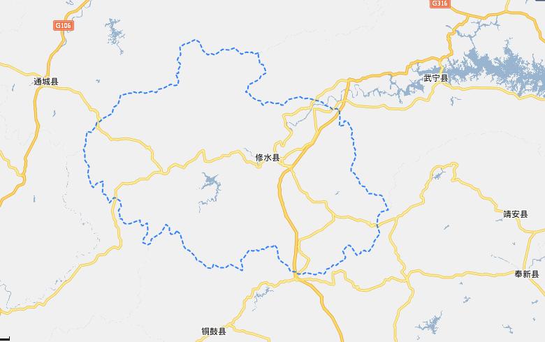 【九江修水县 地图 】江西省九江 修水 县 地图 查询