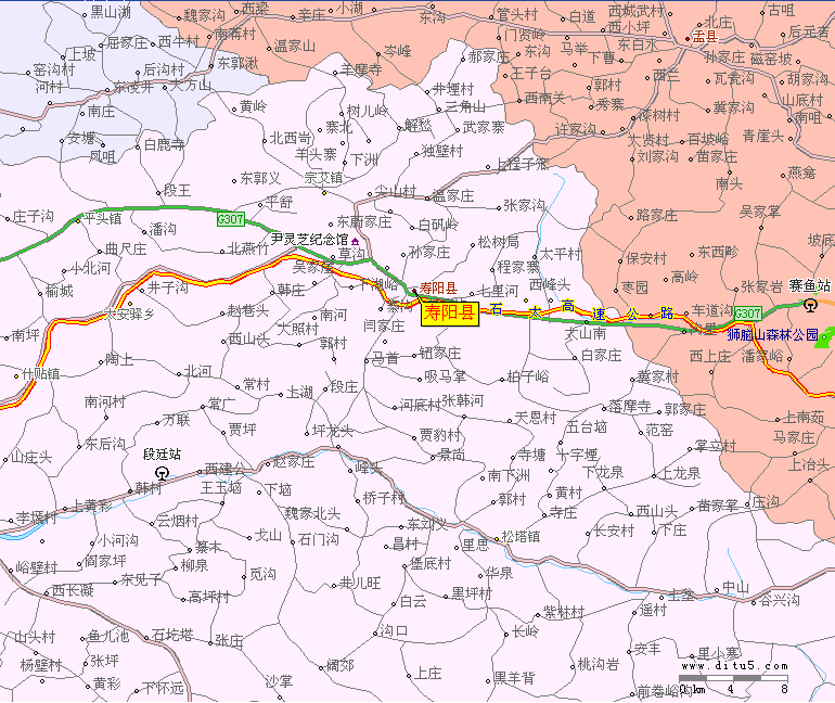 晋中市寿阳县地图