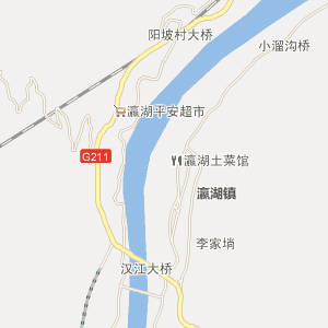 汉滨区各行政村地图图片