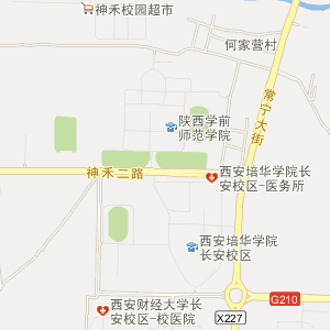 西京学院地图 平面图图片