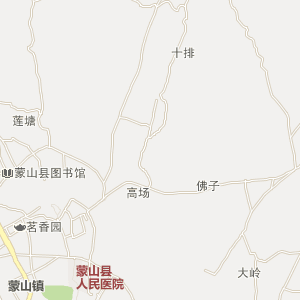 广西梧州市蒙山县地图图片