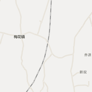 梅花镇地图图片