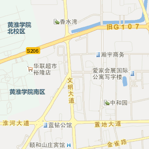 黄淮学院3d地图图片