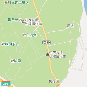 南昌凤凰沟景区地图图片