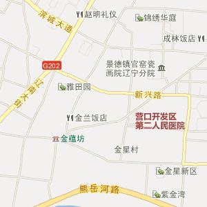辽宁熊岳城地图图片