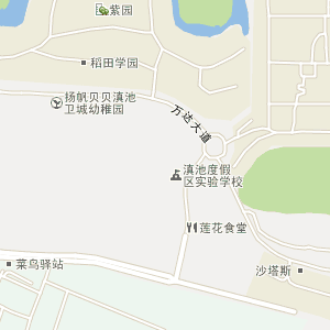 滇池衛城站地鐵地圖