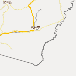 双鸭山市宝清县地图
