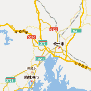 北海市合浦县地图