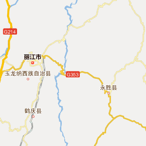 丽江市古城区地理地图