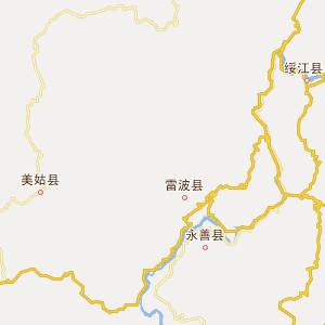 昭通市永善县地理地图