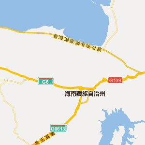 青海省共和县城区地图图片