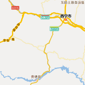 青海互助县高清地图图片