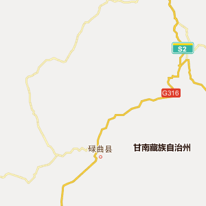甘南藏族自治州合作市地图