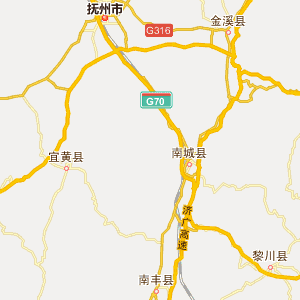 撫州南城縣地圖