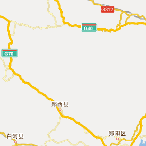 安康市白河县地图