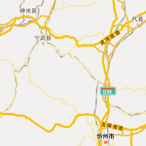 朔州导航路线图图片