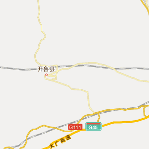 开鲁镇地图图片