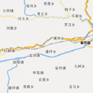 重庆奉节107路上行公交线路