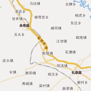 西安高陵区地图