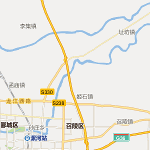 漯河万泉河路路线图图片
