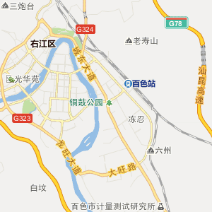 百色9路下行公交線路