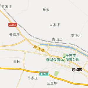 平凉市崆峒区详细地图图片