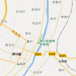 伊川县地图高清全图图片
