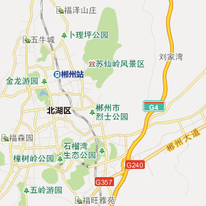 郴州市公路交通图图片