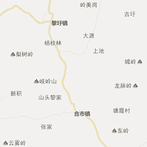 南城县各乡镇地图图片