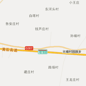 献县城区各街道地图图片