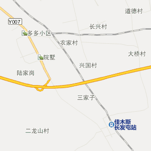 桦南县小区地图图片