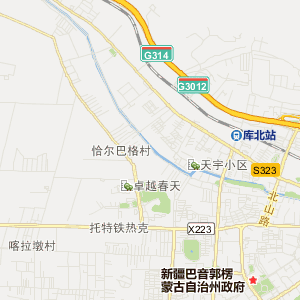 库尔勒市公交线路图图片