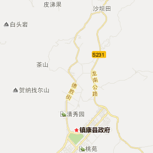 镇康县南伞镇地图图片