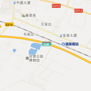 酒泉市肃州区地图