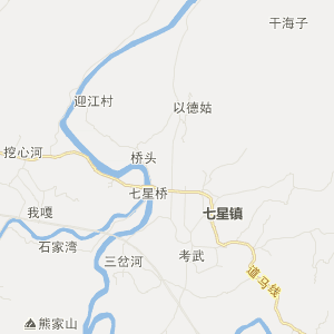 寻甸县地形图图片