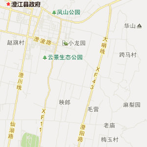 澄江市地图