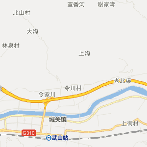 天水市武山县历史地图
