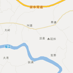 崇左市龙州县地图