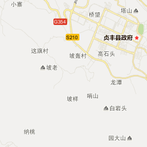 贞丰县地图全图高清版图片