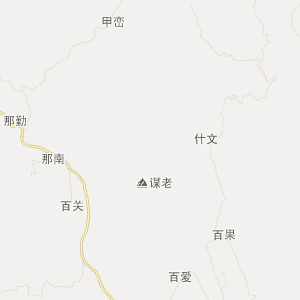 广西乐业县高清地图图片